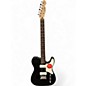 Used Squier Paranormal Baritone Cabronita Telecaster Black and White Solid Body Electric Guitar thumbnail