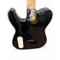 Used Squier Paranormal Baritone Cabronita Telecaster Black and White Solid Body Electric Guitar
