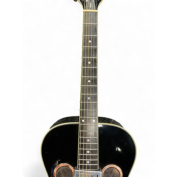 Used Michael Kelly Bayou Black Resonator Guitar