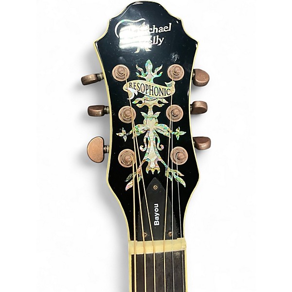 Used Michael Kelly Bayou Black Resonator Guitar
