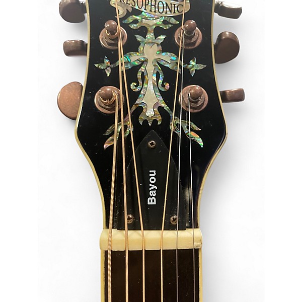 Used Michael Kelly Bayou Black Resonator Guitar