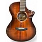 Used Breed PURSUIT EX CONCERT CE BURL BURST Acoustic Electric Guitar