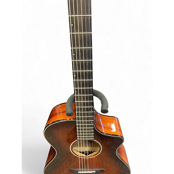 Used Breed PURSUIT EX CONCERT CE BURL BURST Acoustic Electric Guitar