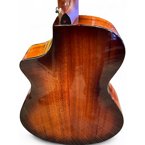 Used Breed PURSUIT EX CONCERT CE BURL BURST Acoustic Electric Guitar