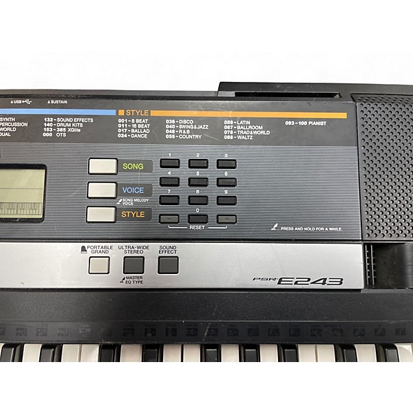 Used Yamaha PSRE243 61 Key Portable Keyboard
