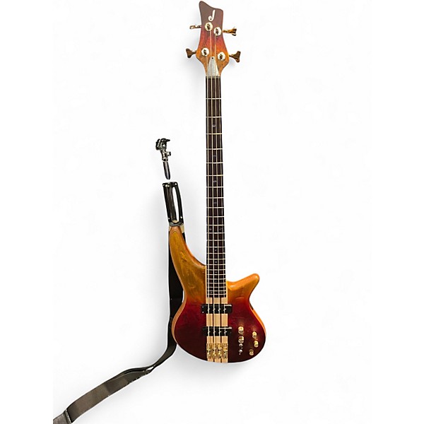 Used Jackson PRO SERIES SPECTRA SBP IV AMBER FLAME Electric Bass Guitar