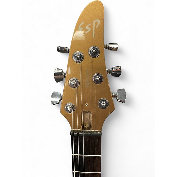 Used ESP E-II Horizon Custom Gold Solid Body Electric Guitar