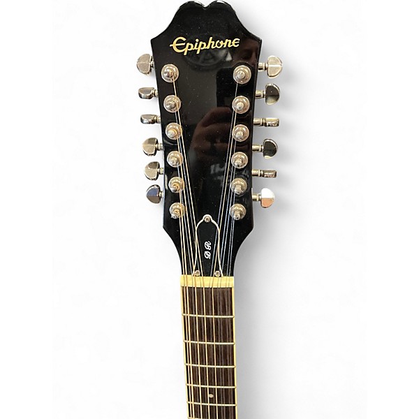 Used Epiphone DR212 Natural 12 String Acoustic Guitar