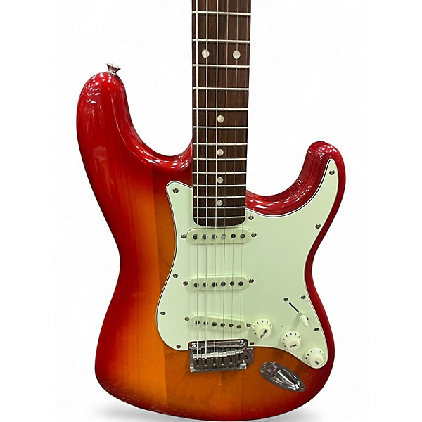 Used Squier Standard Stratocaster Sunburst Solid Body Electric Guitar