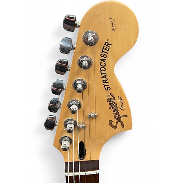 Used Squier Standard Stratocaster Sunburst Solid Body Electric Guitar