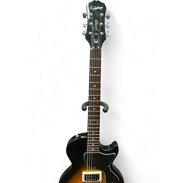 Used Epiphone Les Paul Junior Single Cut Sunburst Solid Body Electric Guitar