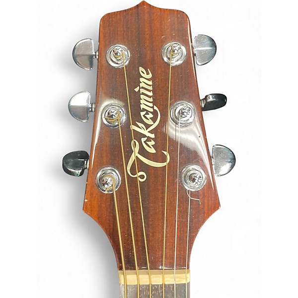Used Takamine EF360C Natural Acoustic Electric Guitar