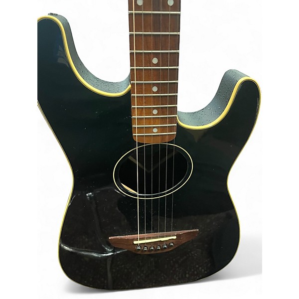 Used Fender Standard Stratacoustic Black Acoustic Electric Guitar
