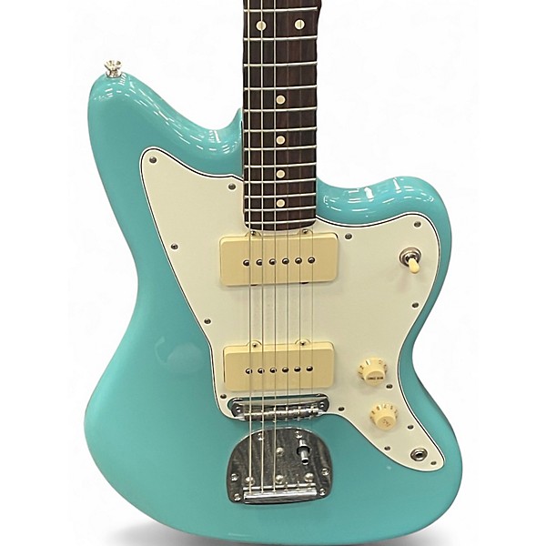 Used Fender JAZZMASTER PLAYER II AQUA Solid Body Electric Guitar