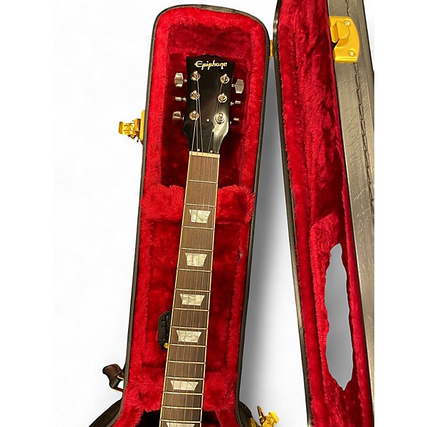 Used Epiphone JEFF BECK OXBLOOD Solid Body Electric Guitar