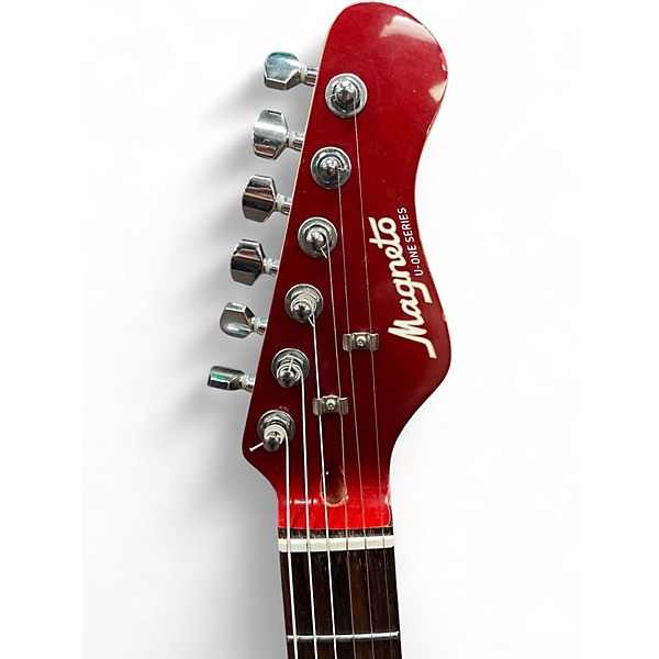 Used Magneto U-ONE SERIES SONNET STANDARD Red Solid Body Electric Guitar