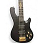 Used Schecter Guitar Research Johnny Christ Signature Black and Gold Electric Bass Guitar