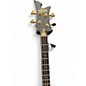 Used Schecter Guitar Research Johnny Christ Signature Black and Gold Electric Bass Guitar