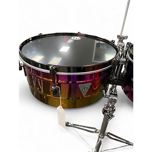 Used LP Tony Succor 14-15 Rainbow Blk LP257-TS Timbales