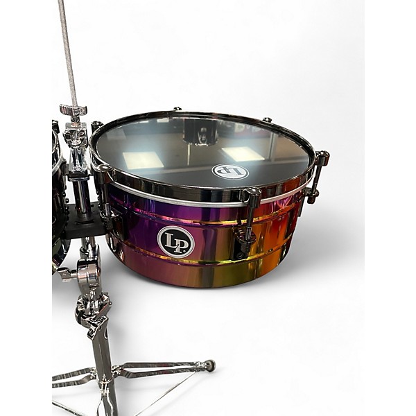 Used LP Tony Succor 14-15 Rainbow Blk LP257-TS Timbales