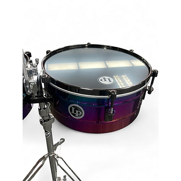 Used LP Tony Succor 14-15 Rainbow Blk LP257-TS Timbales