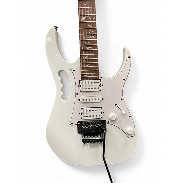 Used Ibanez JEMJR White Solid Body Electric Guitar