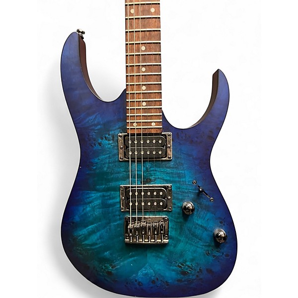 Used Ibanez RG421PB Blue Solid Body Electric Guitar