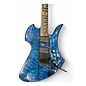 Used 2011 B.C. Rich Mockingbird ST Trans Blue Solid Body Electric Guitar