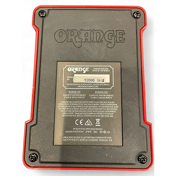 Used Orange Amplifiers two stroke Pedal