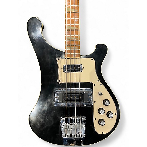 Vintage 1990s Rickenbacker 4003 Black Electric Bass Guitar