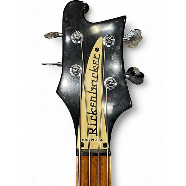 Vintage 1990s Rickenbacker 4003 Black Electric Bass Guitar