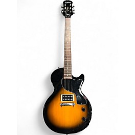 Used Epiphone Les Paul Junior 2 Tone Sunburst Solid Body Electric Guitar