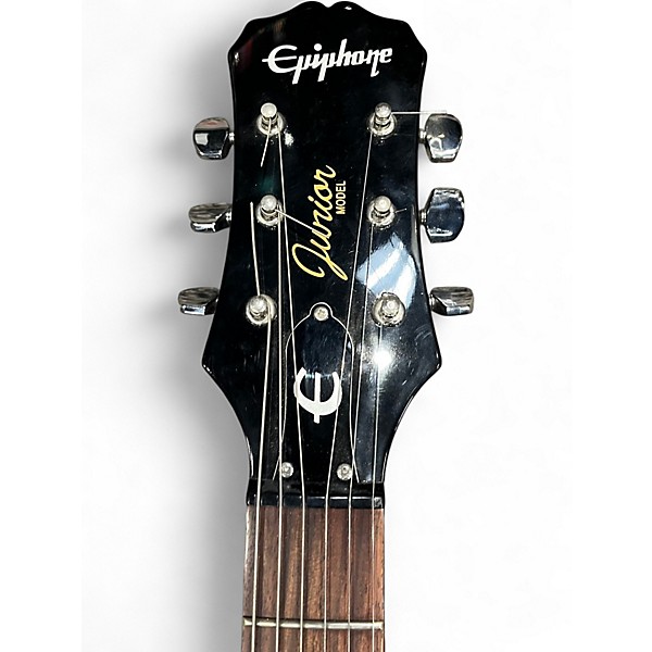 Used Epiphone Les Paul Junior 2 Tone Sunburst Solid Body Electric Guitar