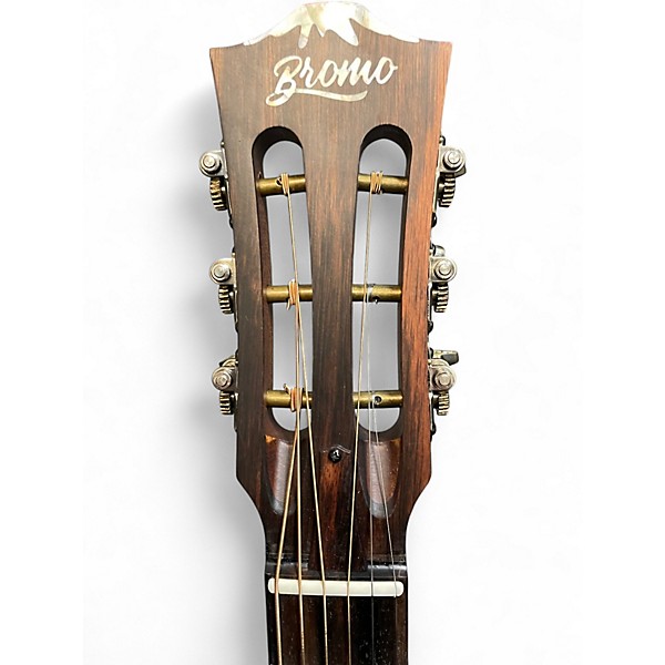 Used Bromo BAR6H Natural Acoustic Guitar