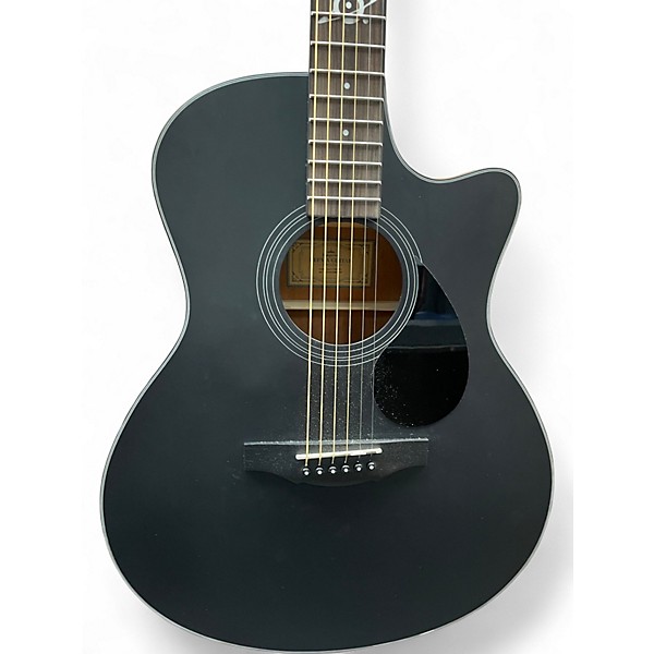 Used Kepma GA3-130ABK+ Black Acoustic Electric Guitar