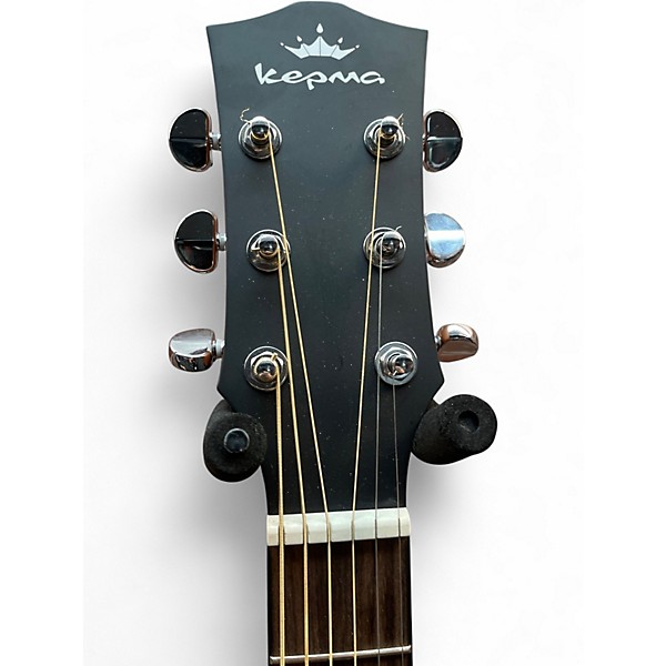 Used Kepma GA3-130ABK+ Black Acoustic Electric Guitar