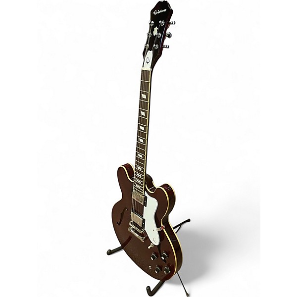 Used Epiphone NOEL GALLAGHER RIVIERA DARK WINE RED Hollow Body Electric Guitar