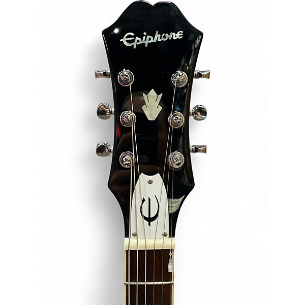 Used Epiphone NOEL GALLAGHER RIVIERA DARK WINE RED Hollow Body Electric Guitar