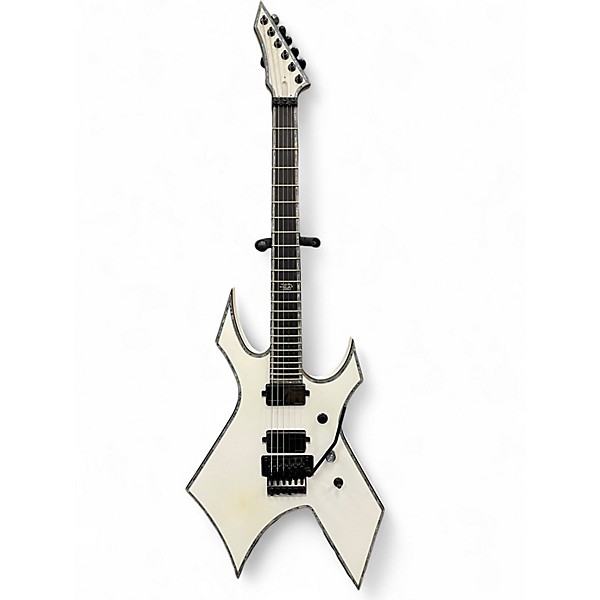 Used 2019 B.C. Rich Warlock Extreme Matte White Solid Body Electric Guitar