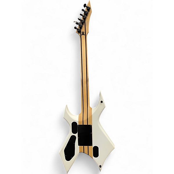 Used 2019 B.C. Rich Warlock Extreme Matte White Solid Body Electric Guitar