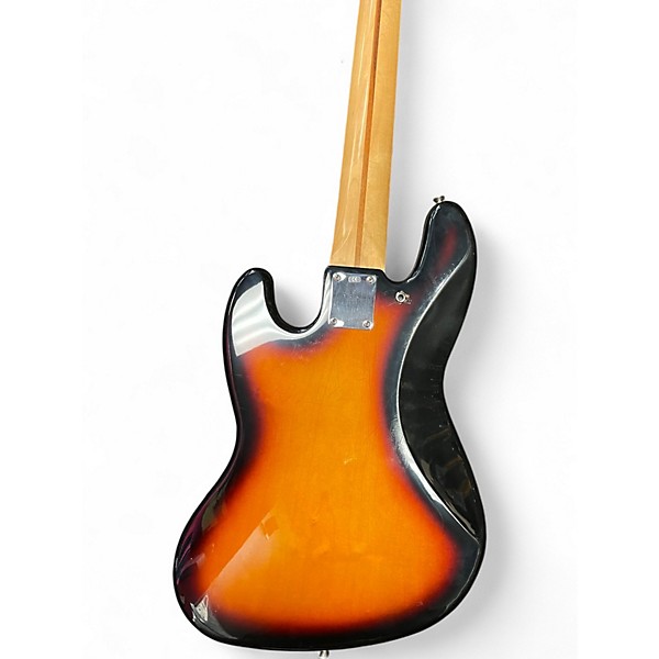 Used 2000s Fender PLAYER J BASS 5 Tobacco Burst Electric Bass Guitar