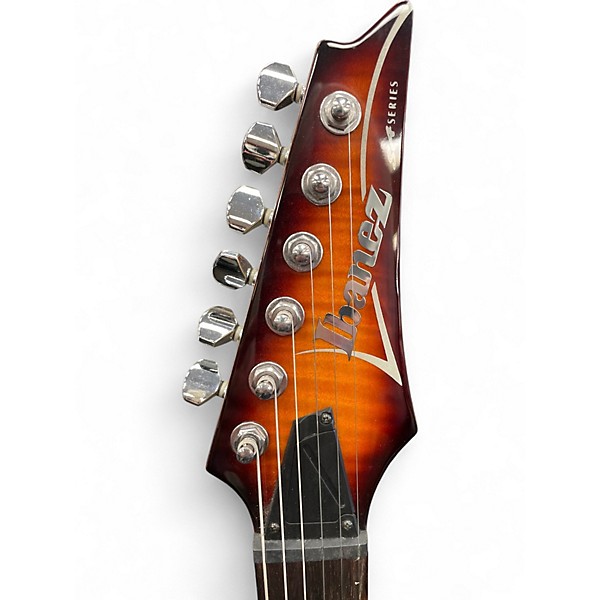 Used Ibanez SA160FM Brown Sunburst Solid Body Electric Guitar