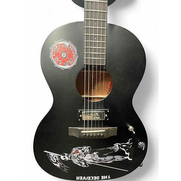Used Auden THE DECEIVER BLACK Acoustic Electric Guitar