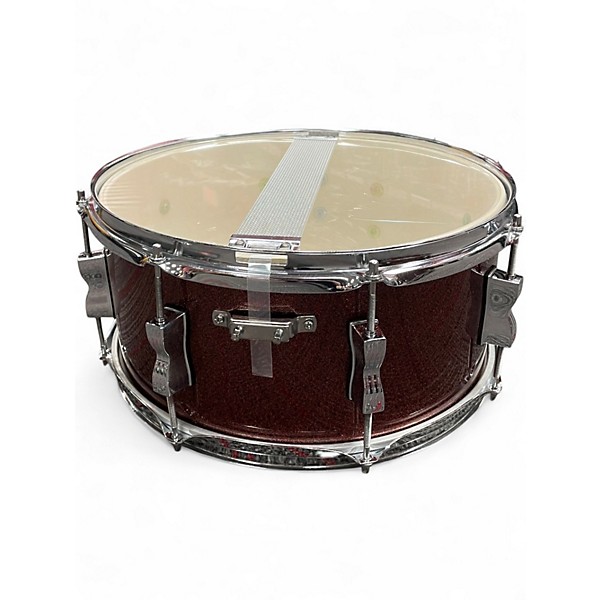 Used Ludwig 5 Piece Backbeat Red Sparkle Drum Kit