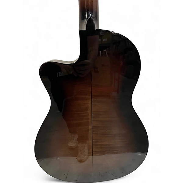 Used Cordoba Fusion 5 2 Tone Sunburst Classical Acoustic Electric Guitar