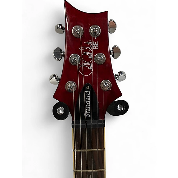 Used PRS SE Standard 24 Cherry Solid Body Electric Guitar