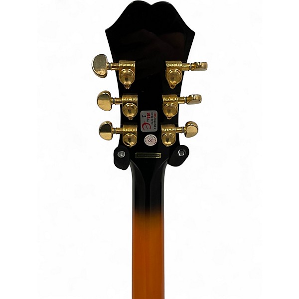 Used Epiphone EJ200CE 2 Tone Sunburst Acoustic Electric Guitar