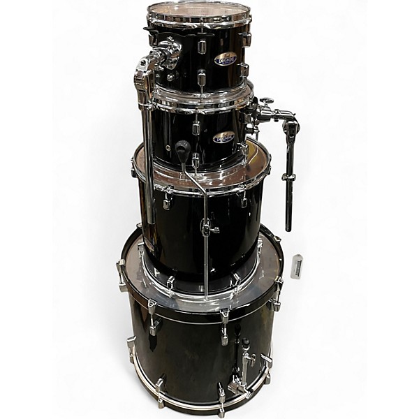 Used Pearl 4 Piece DECADE Black Drum Kit