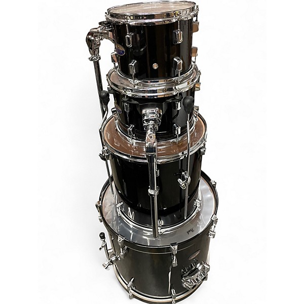 Used Pearl 4 Piece DECADE Black Drum Kit
