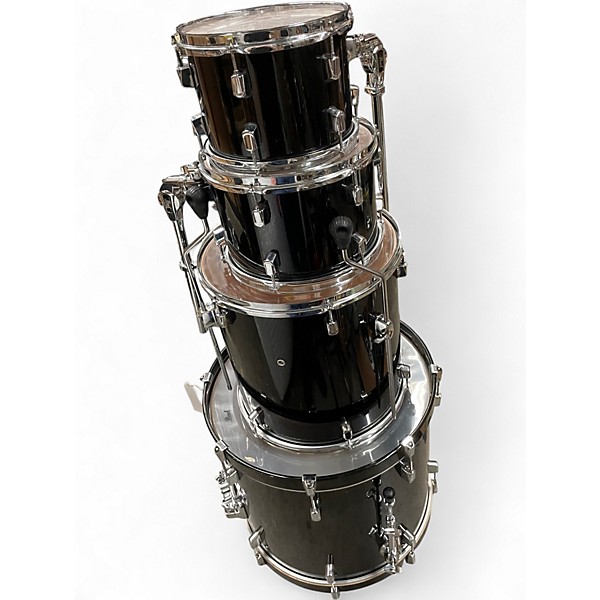 Used Pearl 4 Piece DECADE Black Drum Kit